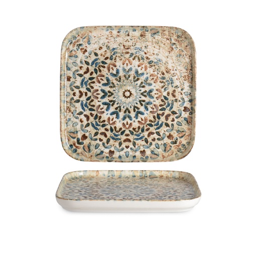 [RN-008] Rinart Verano Dinner Plate 22 cm x 22 cm / VRN22KR-Azte