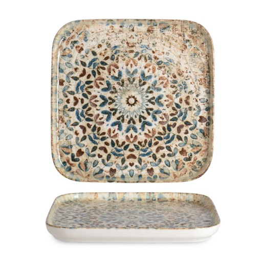 [RN-009] Rinart Verano Dinner Plate 16.8 cm x 16.8 cm / VRN17KR-Azte