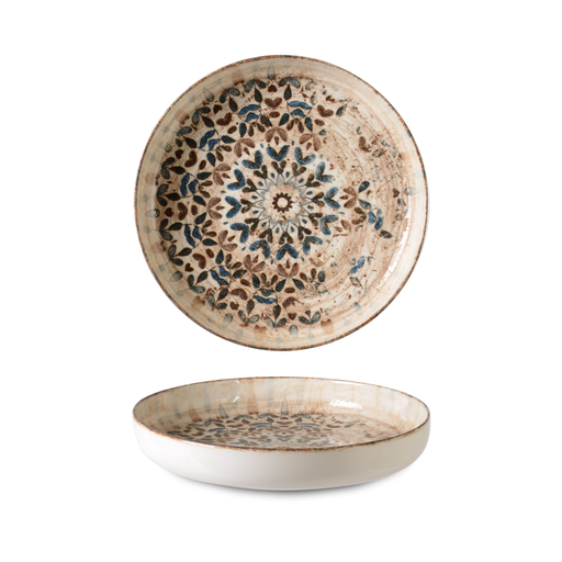 [RN-005] Rinart Big Round Plate 22 cm - 800 ml / TLD22CK-Azte