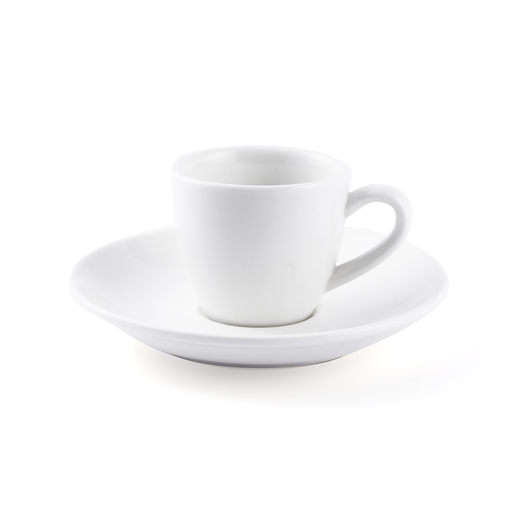 [08-092] Porceletta Ivory Porcelain Espresso Cup & Saucer 80 ml