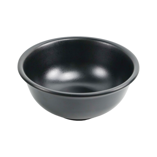 [36-626] Vague Black Melamine Round Rice Bowll 7"