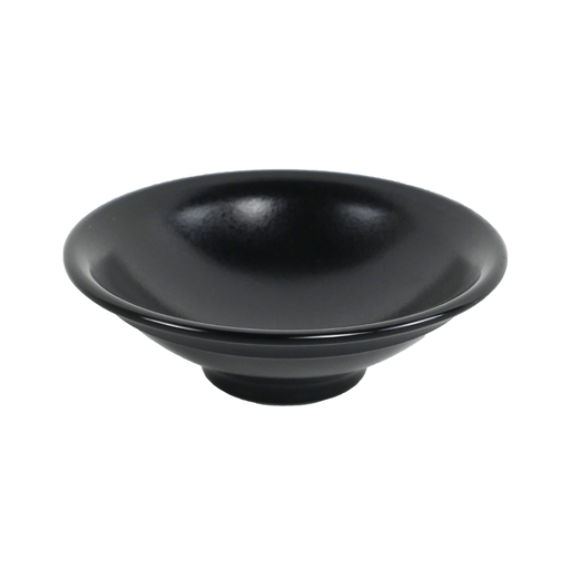 [36-630] Vague Black Melamine Round Humos Bowl 6"