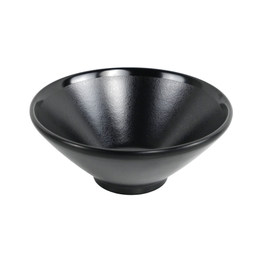 [36-650] Vague Black Melamine Oval Plate 16"