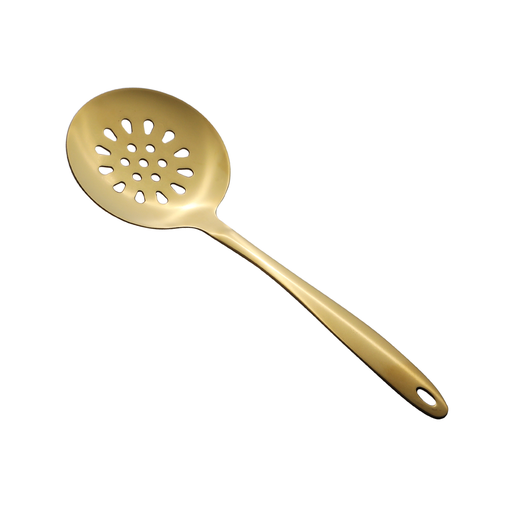 [13-1410] Vague Stainless Steel Gold Skimmer 27 cm