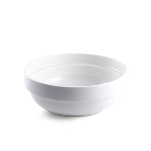 [08-077] Porceletta Ivory Porcelain Round Stackable Bowl 12.5 cm