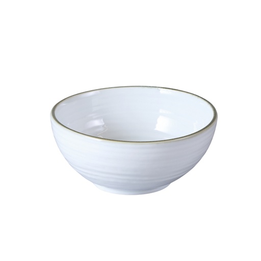 [08-119D2] Porceletta Terra Reactive Glaze Porcelain 6.875" Bowl
