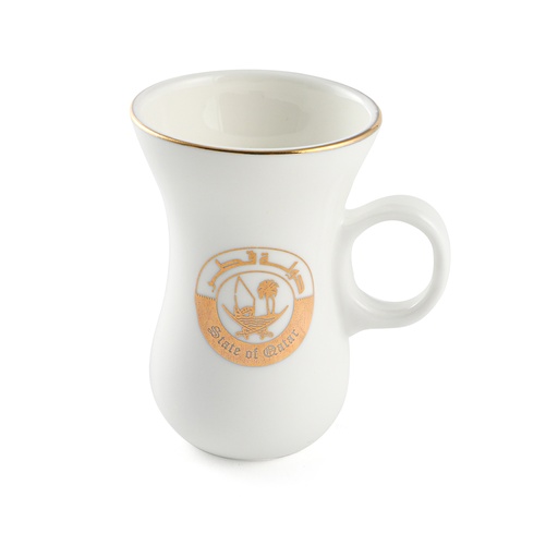 [08-1422] Porceletta Ivory Porcelain Belly Tea Cup Set of 6