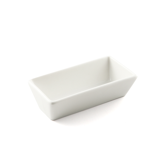 [08-1490] Porceletta Ivory Porcelain Rectangular Dish 10 cm