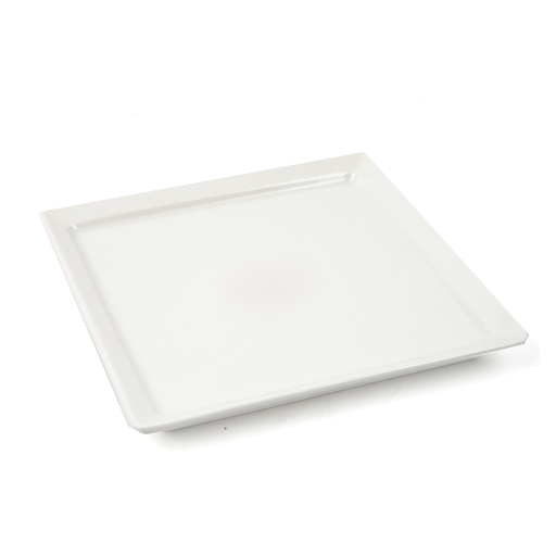 [08-1558] Porceletta Ivory Porcelain Square Plate 26 cm / 10"