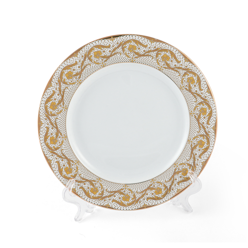[08-1568/BP] Porceletta B&B Dinner Plate Vip 6" Golden Design