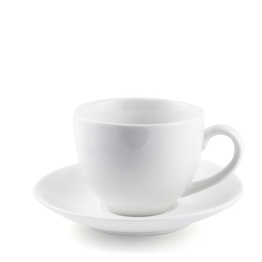 [08-208-U36] Porceletta Ivory Porcelain 23 ml Cup & Saucer Coffee/Tea/Cappuccino