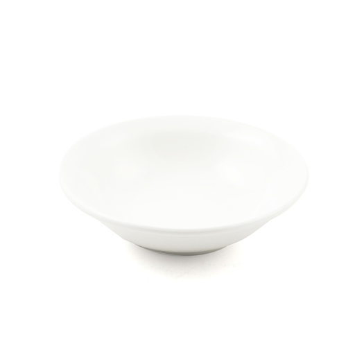 [08-240-U144] Porceletta Ivory Porcelain Ivory Sauce soup bowl 4.5"